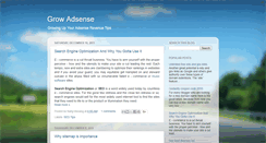 Desktop Screenshot of growadsense.blogspot.com
