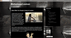 Desktop Screenshot of mohammadusmanpk.blogspot.com