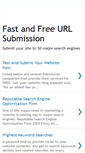 Mobile Screenshot of freeurlsubmission.blogspot.com