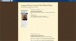 Desktop Screenshot of longestwienercontest.blogspot.com