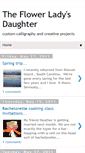 Mobile Screenshot of flowerladysdaughter.blogspot.com