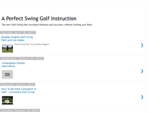 Tablet Screenshot of aperfectswing.blogspot.com