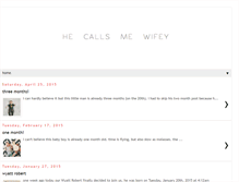 Tablet Screenshot of hecallsmewifey.blogspot.com