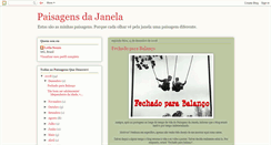 Desktop Screenshot of paisagensdajanela.blogspot.com