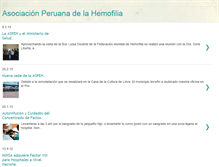 Tablet Screenshot of hemofiliaperu.blogspot.com