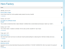 Tablet Screenshot of herofactoryblog.blogspot.com