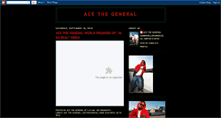 Desktop Screenshot of acethegeneral.blogspot.com