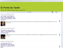 Tablet Screenshot of elportaldetandil.blogspot.com