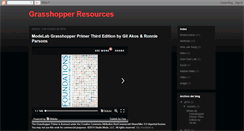 Desktop Screenshot of grasshopperresources.blogspot.com