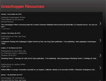 Tablet Screenshot of grasshopperresources.blogspot.com