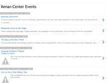 Tablet Screenshot of kenancenterevents.blogspot.com