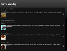 Tablet Screenshot of currymonday.blogspot.com