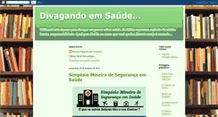 Desktop Screenshot of divagandoemsaude.blogspot.com