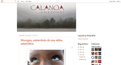 Desktop Screenshot of calanoaamazonas.blogspot.com