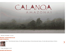 Tablet Screenshot of calanoaamazonas.blogspot.com