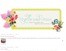 Tablet Screenshot of myrtleandgrace.blogspot.com