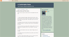Desktop Screenshot of acomfortablehome.blogspot.com