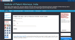 Desktop Screenshot of patentagentexamtraining.blogspot.com