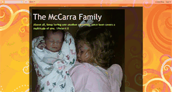 Desktop Screenshot of mccarrafamily.blogspot.com