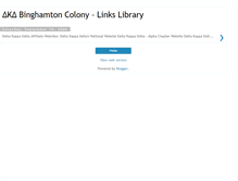 Tablet Screenshot of dkdbinghamton-links.blogspot.com