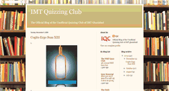 Desktop Screenshot of imtquizzingclub.blogspot.com