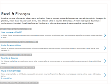 Tablet Screenshot of excelefinancas.blogspot.com