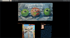 Desktop Screenshot of bonniehurstpaintings.blogspot.com