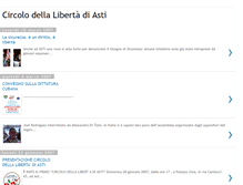 Tablet Screenshot of circolodellaliberta.blogspot.com