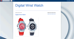 Desktop Screenshot of digitalwristwatch.blogspot.com