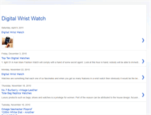 Tablet Screenshot of digitalwristwatch.blogspot.com