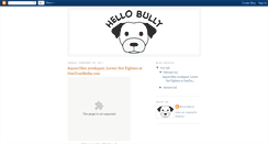 Desktop Screenshot of hellobully.blogspot.com