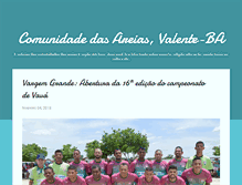Tablet Screenshot of comunidadesdasareias.blogspot.com