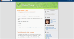 Desktop Screenshot of giantessworship.blogspot.com