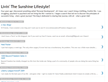Tablet Screenshot of mysunshinelifestyle.blogspot.com