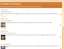 Tablet Screenshot of chamberofdreams.blogspot.com