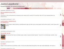 Tablet Screenshot of jaanaleppakorpi.blogspot.com