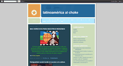 Desktop Screenshot of latinoamericalchoke.blogspot.com