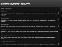 Tablet Screenshot of makemoneyfromgoogle2009.blogspot.com