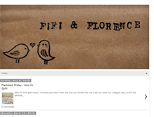 Tablet Screenshot of fifiandflorence.blogspot.com