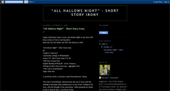 Desktop Screenshot of gboulwareallhallowsnight.blogspot.com