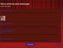 Tablet Screenshot of libroseroticosdescargar.blogspot.com