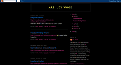 Desktop Screenshot of mrsjwood.blogspot.com