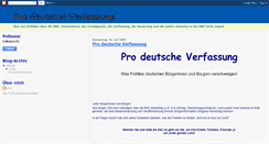 Desktop Screenshot of pro-verfassung-deutschland.blogspot.com