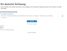 Tablet Screenshot of pro-verfassung-deutschland.blogspot.com