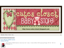 Tablet Screenshot of cutes-closet.blogspot.com