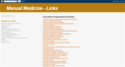 Desktop Screenshot of manualmedicinelinks.blogspot.com