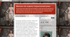 Desktop Screenshot of memoriademujereshispanoamericanas.blogspot.com