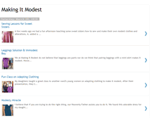 Tablet Screenshot of makingitmodest.blogspot.com