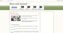 Desktop Screenshot of hereandaroundblog.blogspot.com