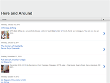 Tablet Screenshot of hereandaroundblog.blogspot.com